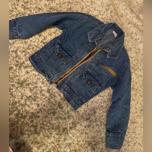 Vintage Farah Kids Denim Jacket with Gold Accents